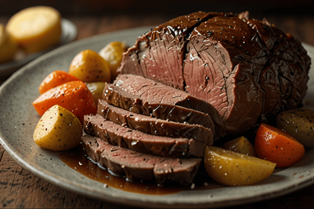 Frozen Chuck Pot Roast in Oven