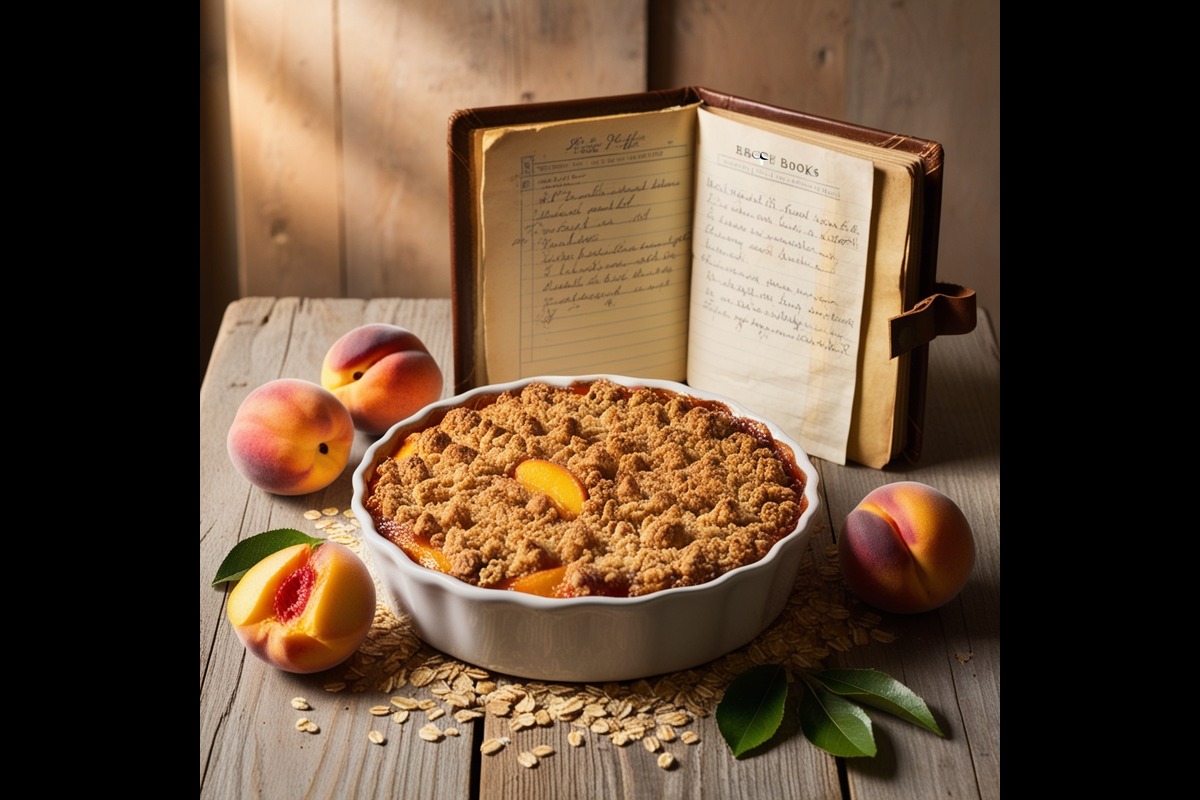 peach crumble recipe