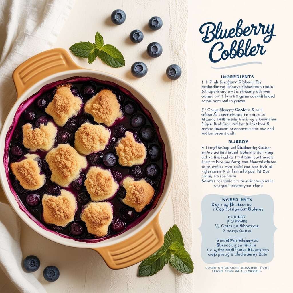 Blueberry Cobbler Recipe Easy