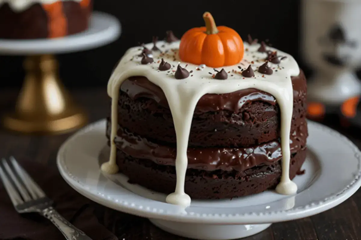 Spooky Halloween Chocolate Cake Recipe