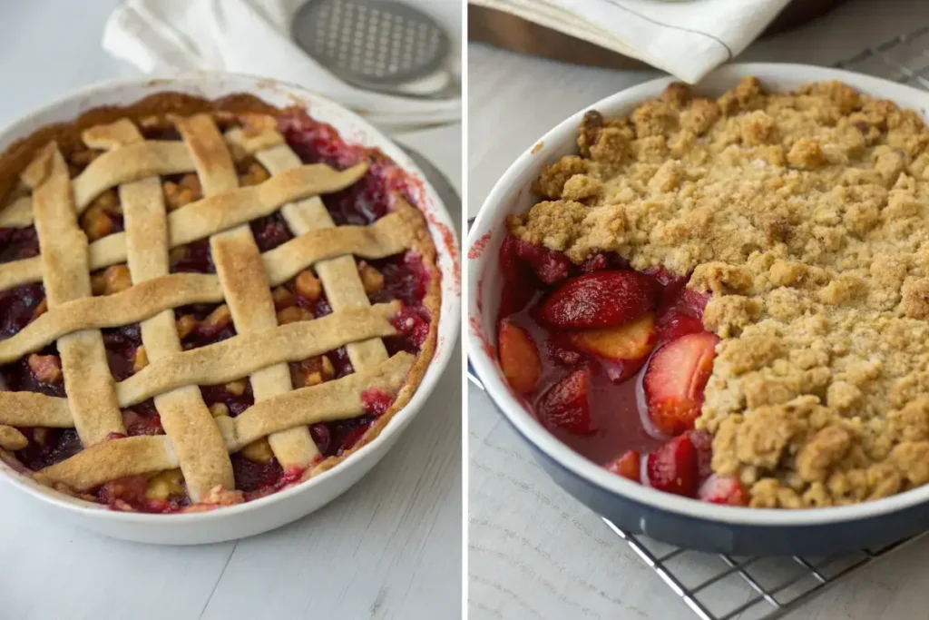 Are cobbler and crumble the same?