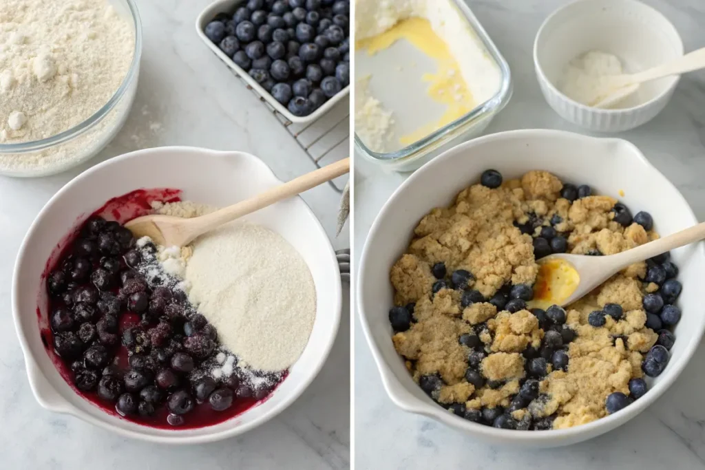 Blueberry Crumble vs Cobbler